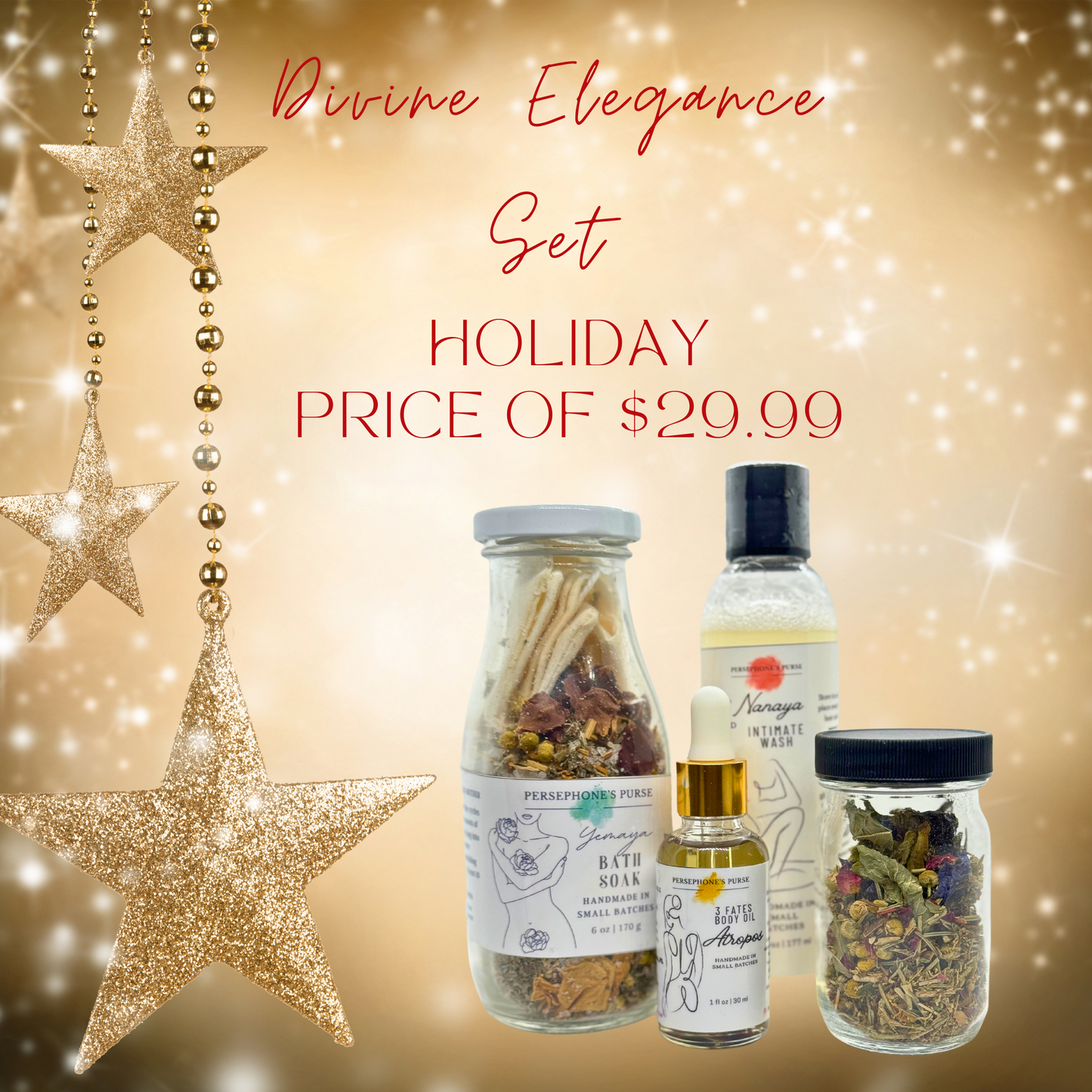 Limited Edition Divine Elegance Gift Set - Persephone's Purse