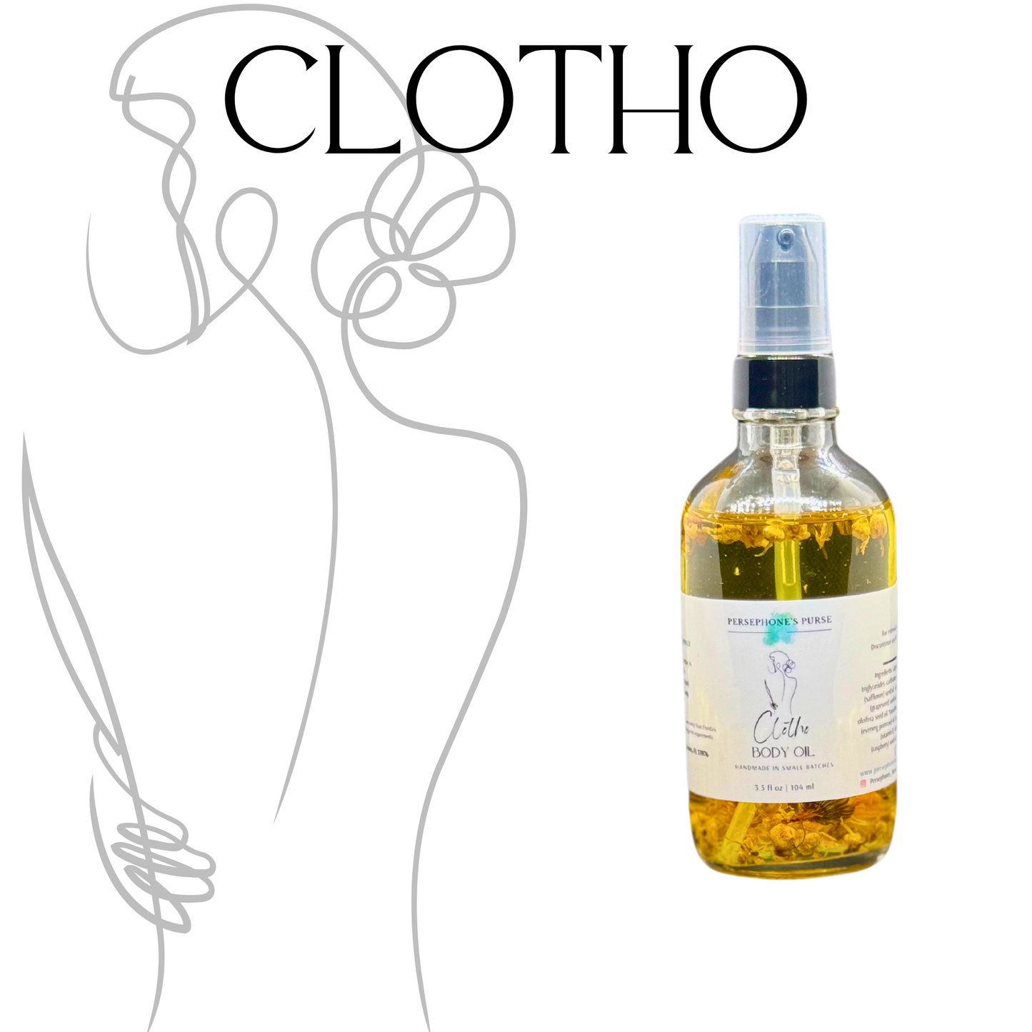 3 Fates Sensuous Body Oil - Persephone's Purse