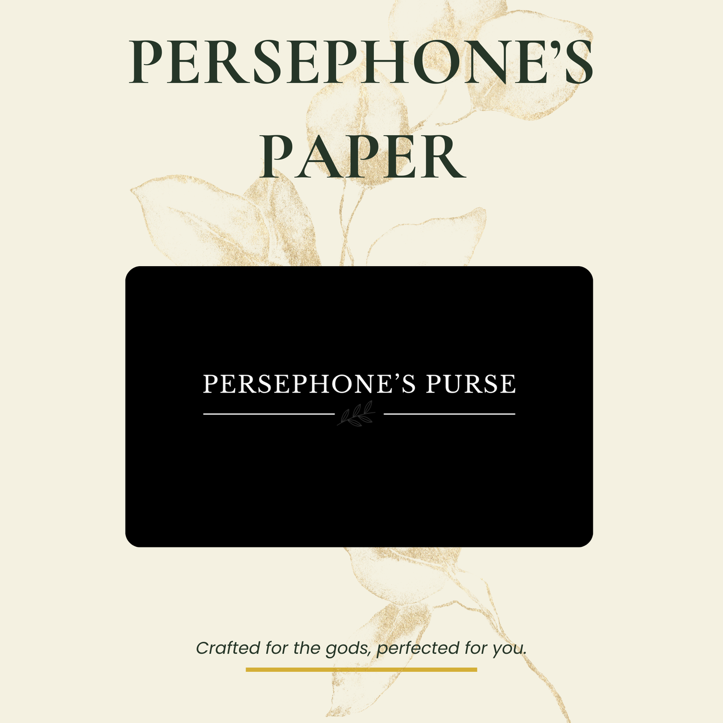 Persephone’s Paper