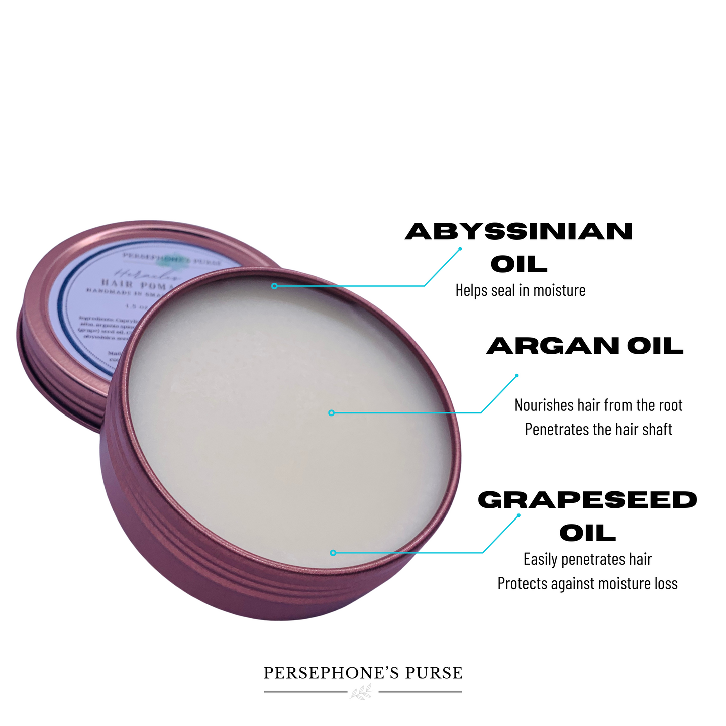 Heracles Repairing Hair Pomade 1.5 oz. - Persephone's Purse