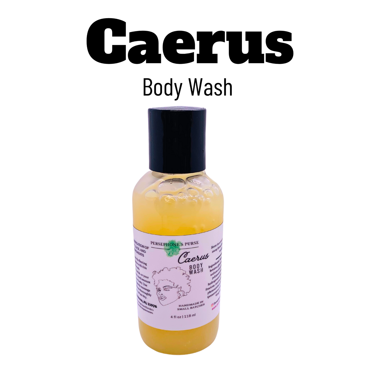 Caerus Creamy Body Wash 4 fl. oz. - Persephone's Purse