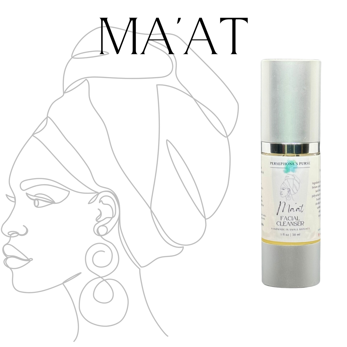 Ma’at Perfecting Face Cleanser 1 oz. - Persephone's Purse