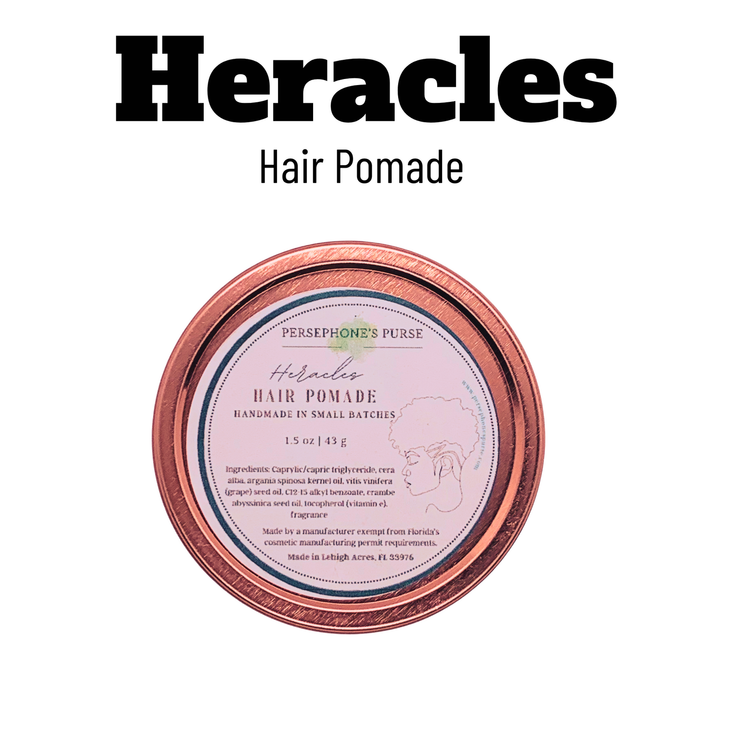 Heracles Repairing Hair Pomade 1.5 oz. - Persephone's Purse